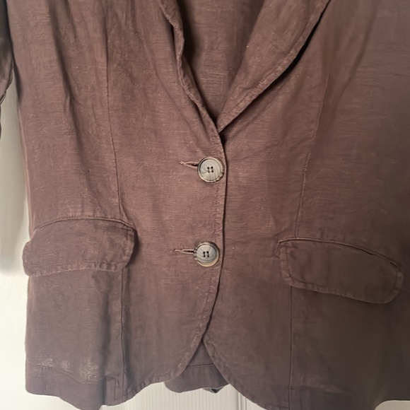 Juicy Couture Linen Blazer Size 6 - Picture 2 of 4
